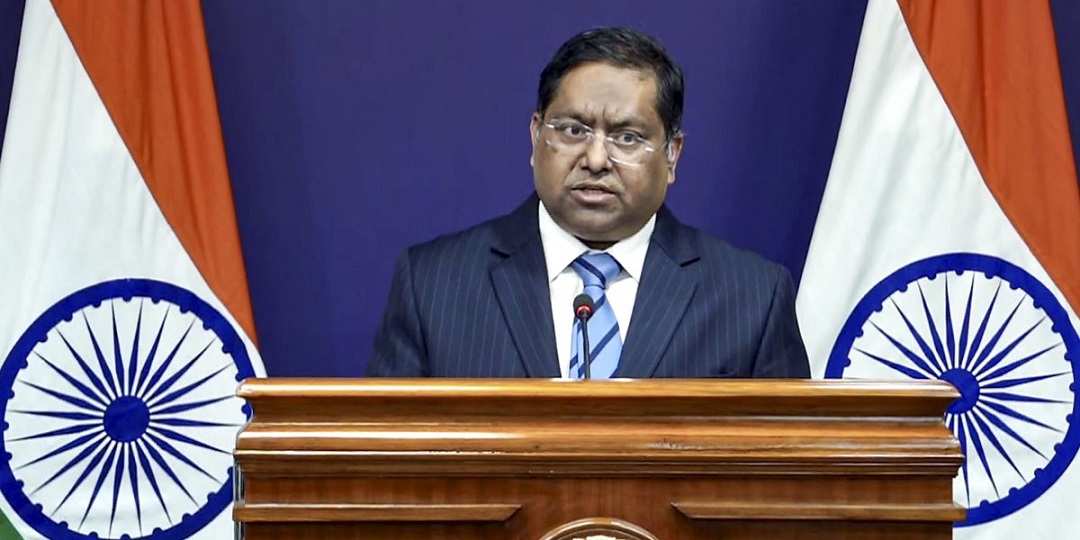 Afhayeenka Wasaaradda Arrimaha Dibadda India Randhir Jaiswal.jpg